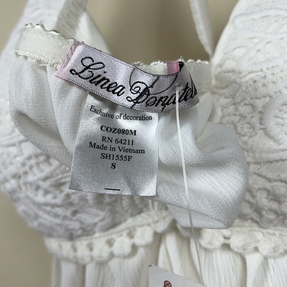 Linea Donatella Women’s Off White 2PC  Nightwear - Picture 7 of 9